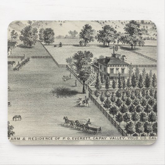 Betriebe, Capay Valley, Madison Mousepad (Vorne)