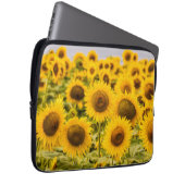 Betriebe | Ein Sonnenblumenfeld Laptopschutzhülle (Vorne Rechts)