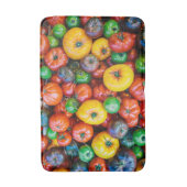 Betriebe | Farbige Tomatenernte Badematte (Vorderseite Vertikal)