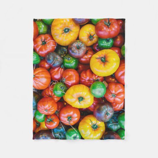 Betriebe | Farbige Tomatenernte Fleecedecke (Vorderseite)