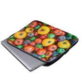 Betriebe | Farbige Tomatenernte Laptopschutzhülle (Vorne Knopf)