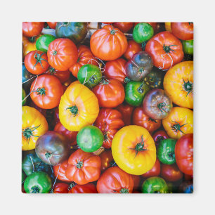 Betriebe Farbige Tomatenernte Magnet