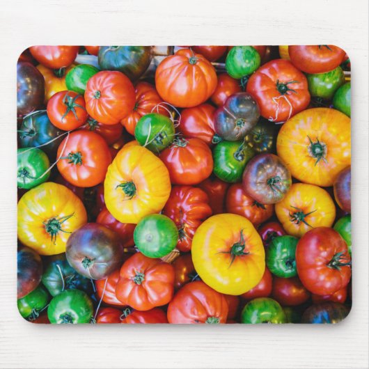 Betriebe | Farbige Tomatenernte Mousepad (Vorne)