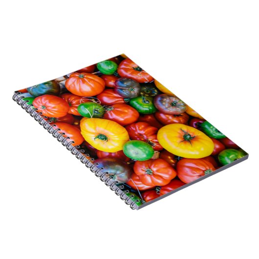 Betriebe | Farbige Tomatenernte Notizblock (Rechte Seite)