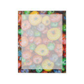 Betriebe | Farbige Tomatenernte Notizblock (Rotiert)