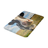 Betriebe | Holstein Kuh Kauen Badematte (Schrägansicht)