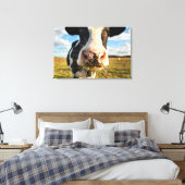 Betriebe | Holstein Kuh Kauen Leinwanddruck (Insitu (Schlafzimmer))