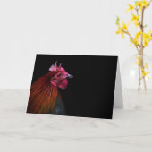 Betriebe | Rooster Head Shoot Karte (Gelbe Blume)