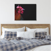 Betriebe | Rooster Head Shoot Leinwanddruck (Insitu (Schlafzimmer))