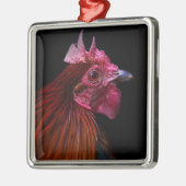 Betriebe | Rooster Head Shoot Ornament Aus Metall (Links)