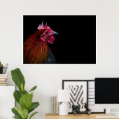 Betriebe | Rooster Head Shoot Poster (Heimbüro)