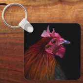 Betriebe | Rooster Head Shoot Schlüsselanhänger (Vorderseite)