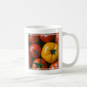 Betriebe Rote und gelbe Tomaten/Paradeiser Kaffeetasse