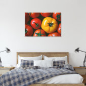 Betriebe | Rote und gelbe Tomaten/Paradeiser Leinwanddruck (Insitu (Schlafzimmer))