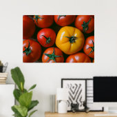 Betriebe | Rote und gelbe Tomaten/Paradeiser Poster (Heimbüro)