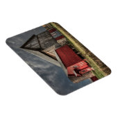 Betriebe | Roter Holzstall in Michigan Magnet (Rechte Seite)