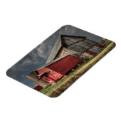 Betriebe | Roter Holzstall in Michigan Magnet (Linke Seite)