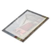 Betriebe | Roter Holzstall in Michigan Notizblock (angewinkelt)