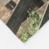 Betriebe | Roter Stall mit amerikanischer Flagge Fleecedecke (Ecke)