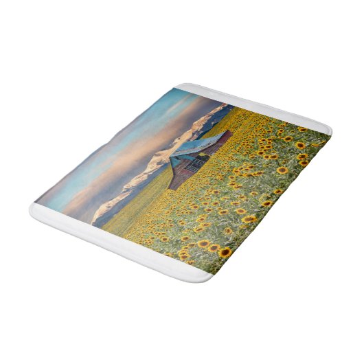 Betriebe | Sonnenblumenfeld Badematte (Schrägansicht)