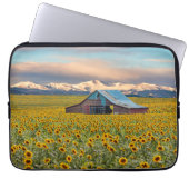 Betriebe | Sonnenblumenfeld Laptopschutzhülle (Vorderseite)