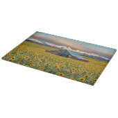 Betriebe | Sonnenblumenfeld Schneidebrett (Ecke)