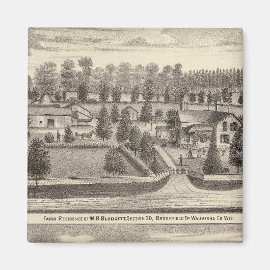 Betriebe und Wohnungen von WR Blodgett & GC Daubne Magnet (Vorne)