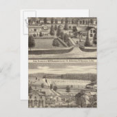 Betriebe und Wohnungen von WR Blodgett & GC Daubne Postkarte (Vorne/Hinten)