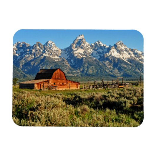 Betriebe | von schneebedeckten Bergen beschatteter Magnet (Horizontal)