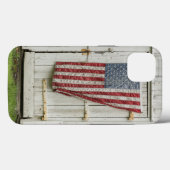 Betriebe | Weiße Barenttür mit amerikanischer Flag Case-Mate iPhone Hülle (Rückseite (Horizontal))