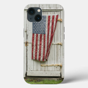 Betriebe   Weiße Barenttür mit amerikanischer Flag Case-Mate iPhone Hülle