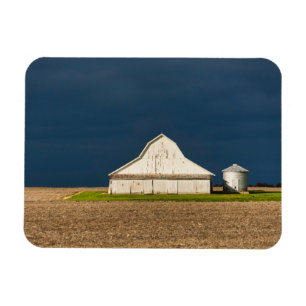 Betriebe   Weißer Stall & Silo Magnet