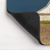 Betriebe | Weißer Stall & Silo Mousepad (Ecke)