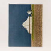 Betriebe | Weißer Stall & Silo Puzzle (Vertikal)