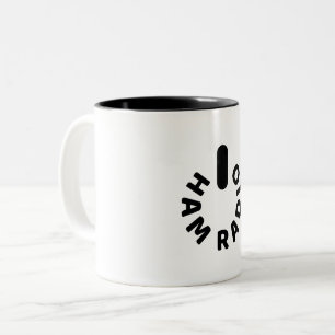 Betrieben von HAM Radio Zweifarbige Tasse