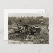 BETRIEBENDER Kranmotor mit Shovel im Nordwesten 13 Postkarte (Vorne/Hinten)