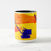 BETRIEBENE GOLFGOLFGOLFPLATTE FÜR DIE KUNST TASSE (Zentrum)