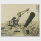 BETRIEBENER Kranmotor mit Kranantrieb im Nordweste Geschenkpapier (Flach)