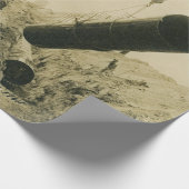 BETRIEBENER Kranmotor mit Kranantrieb im Nordweste Geschenkpapier (Ecke)