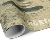 BETRIEBENER Kranmotor mit Kranantrieb im Nordweste Geschenkpapier (Rolleneckpunkt)