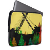 BETRIEBENER Kranmotor mit Kranantrieb im Nordweste Laptopschutzhülle (Vorne Rechts)