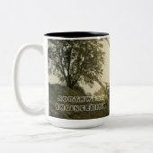 BETRIEBENER Kranmotor mit Kranantrieb im Nordweste Zweifarbige Tasse (Links)