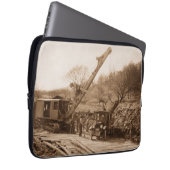 Betriebsingenieur Northwest Shovel Antique Foto Laptopschutzhülle (Vorne Rechts)