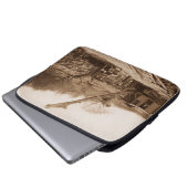 Betriebsingenieur Northwest Shovel Antique Foto Laptopschutzhülle (Vorne Knopf)