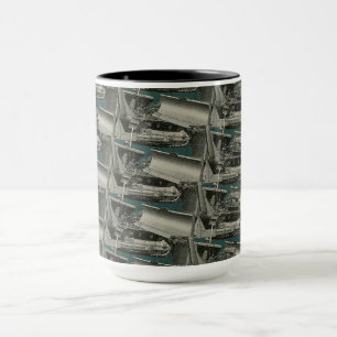 Betriebsingenieur Vintage-Bulldozer Kunstausrüstun Tasse