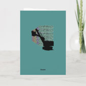 Betriebsingenieur - Vintage Schaufelspuren zum Geb Karte (Rückseite)