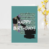 Betriebsingenieur - Vintage Schaufelspuren zum Geb Karte (Gelbe Blume)