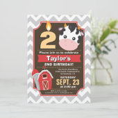 Betriebsinhaber Einladung zum Geburtstag (Stehend Vorderseite)