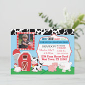 Betriebsinhaber Einladung zum Geburtstag (Stehend Vorderseite)