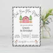 Betriebsinhaber Einladung zum Geburtstag - Kuhdruc (Stehend Vorderseite)